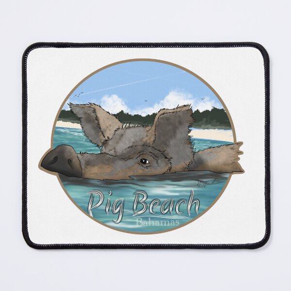 Item preview, bahamas pigs exhumas bay designed and sold by Michael Garber.