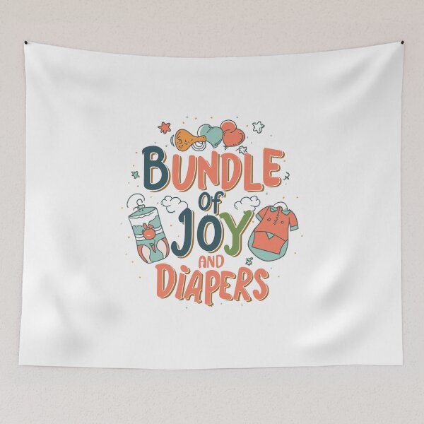 Item preview, Bundle of Joy and Diapers 1 designed and sold by HahaHandlesHub.