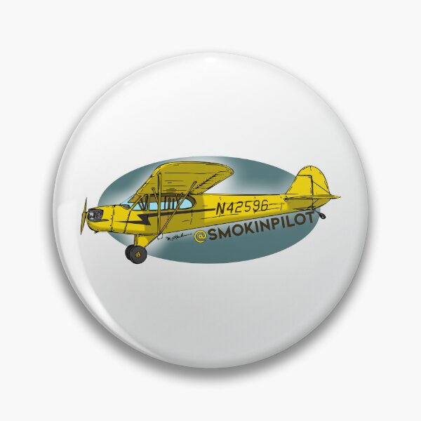 Item preview, Piper Cub N42596 @smokinpilot designed and sold by Michael Garber.