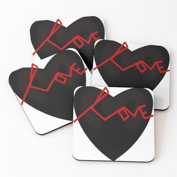 Item preview, Love Valentine's Day Black Heart designed and sold by Oeenlacha.