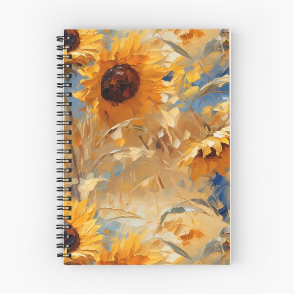 Item preview, Sunflower in Golden Field 2 - Impressionist Floral Pattern designed and sold by HAL2501.