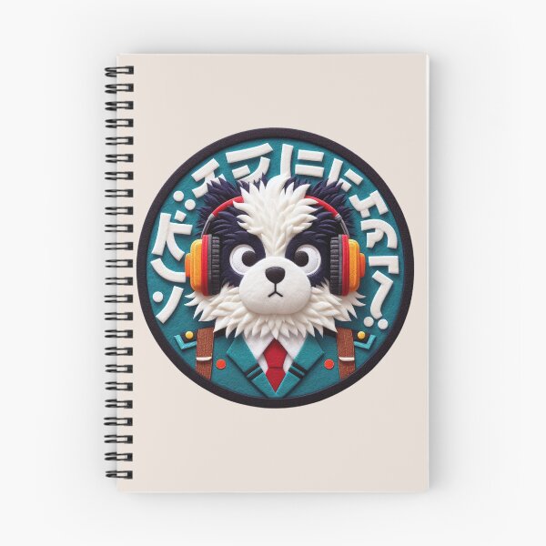 Item preview, DJ Dog Wool Felt Art | Japanese Digital Illustration designed and sold by GALUMARKET.