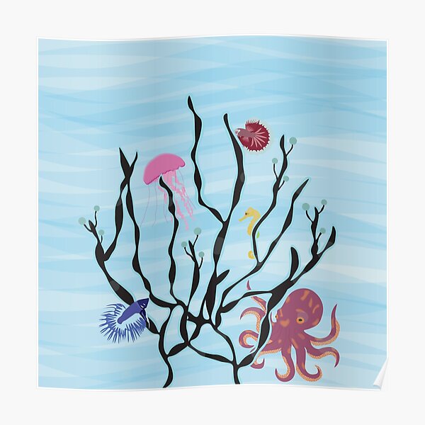 Poster: Leben Unter Dem Ozean | Redbubble