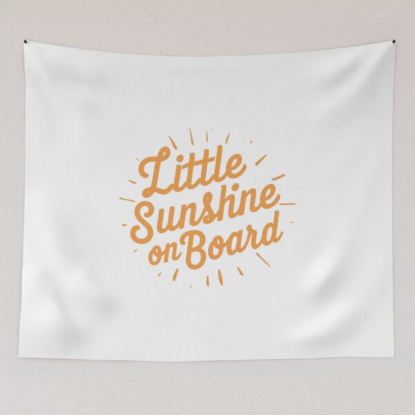 Item preview, Little Sunshine on Board 1 designed and sold by HahaHandlesHub.