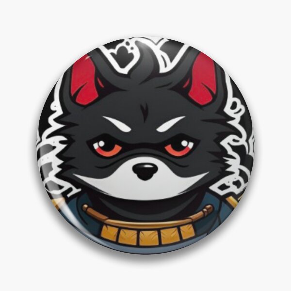Item preview, Cute Japan samurai black dog designed and sold by KorArtStudio.