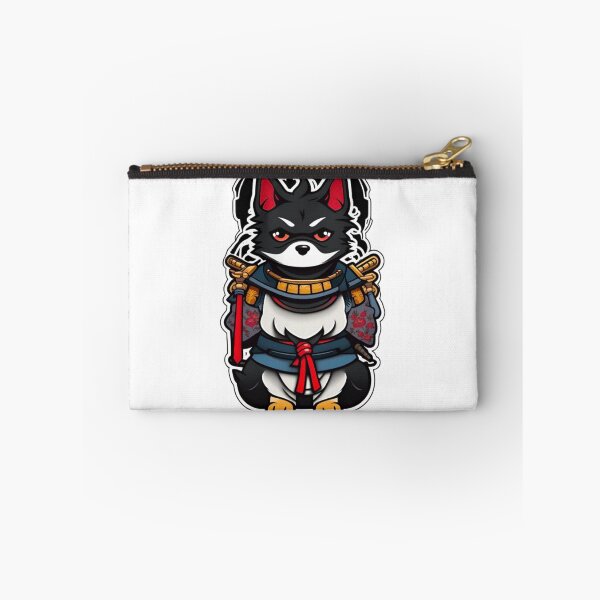 Item preview, Cute Japan samurai black dog designed and sold by KorArtStudio.