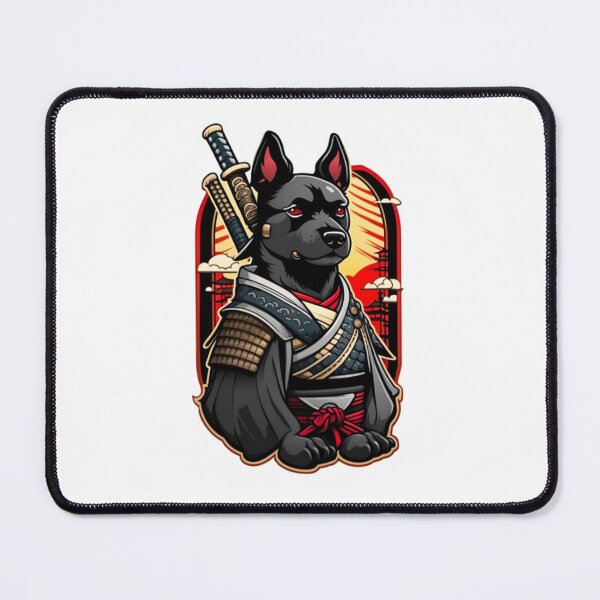 Item preview, Cool Japan samurai black dog designed and sold by KorArtStudio.