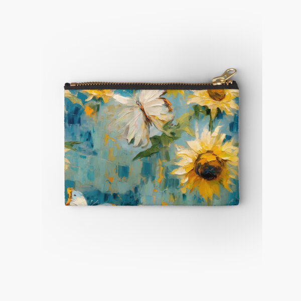 Item preview, Sunflowers & Butterflies - Impressionist Floral Pattern designed and sold by HAL2501.