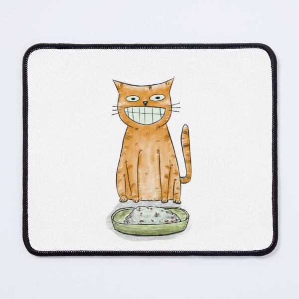 Item preview, Joyful Whiskers - Cat and Bowl designed and sold by Kindin.
