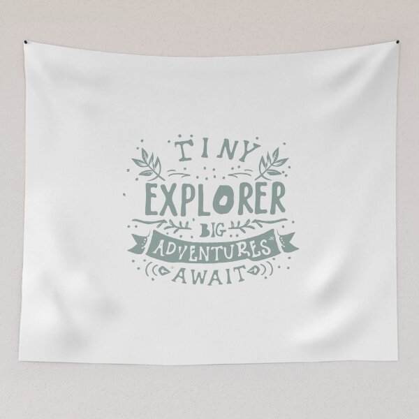Item preview, Tiny Explorer Big Adventures Await 2 designed and sold by HahaHandlesHub.