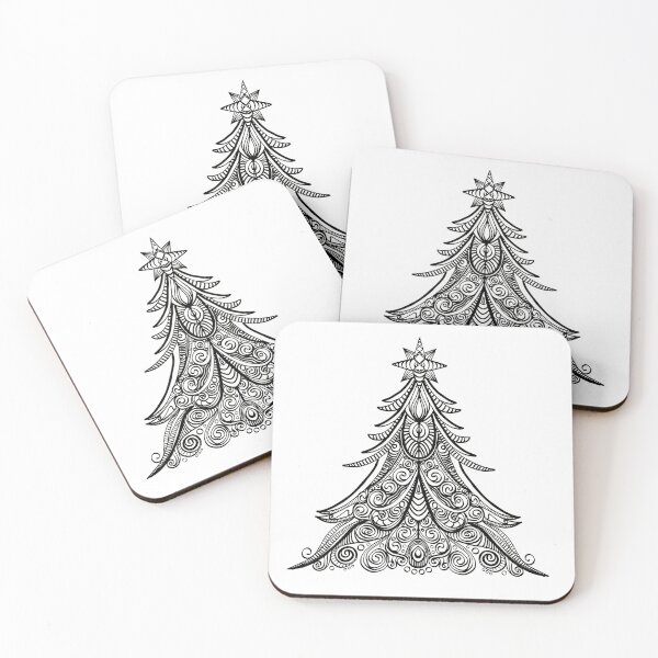 Item preview, Minimalist Merry-thon Marvel Christmas Tree designed and sold by Ash Dowdy.