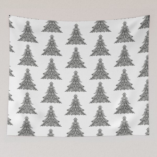 Item preview, Minimalist Merry-thon Marvel Christmas Tree designed and sold by Ash Dowdy.
