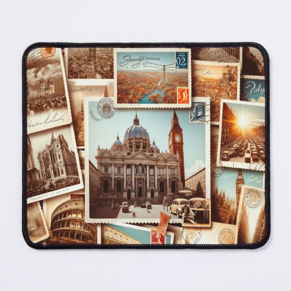 Item preview, Memories of the World A Postcard Collage designed and sold by Nardaz.