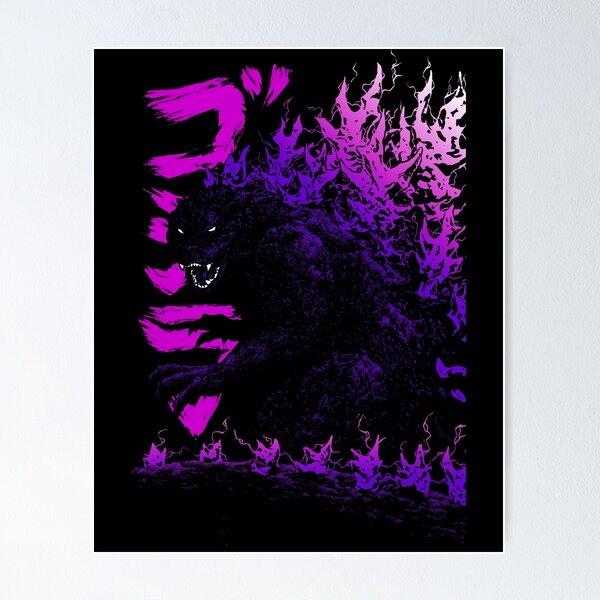 Item preview, Gojira Millenium godzilla 2000 minus 1 shin black light designed and sold by JonathanGrimm.