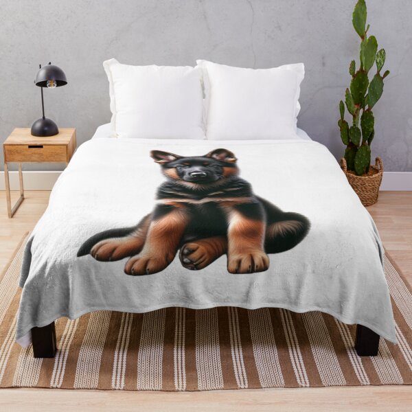 Item preview, German Shepherd Puppy Black and Brown designed and sold by CharmStudio.