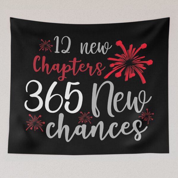Item preview, 12 new Chapters, 365 new chances, Happy New Year designed and sold by Cerulean-Shop.