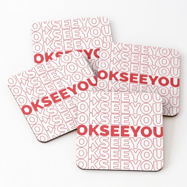Item preview, Ok see you- Kims convenience- Text Design High quality  designed and sold by Amelia Blanca.