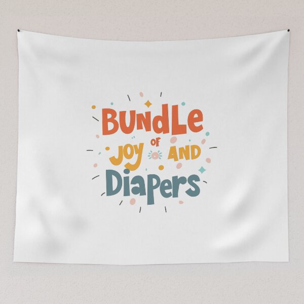Item preview, Bundle of Joy and Diapers 2 designed and sold by HahaHandlesHub.