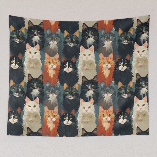 Item preview, Cats 1 Maine Coon 14 designed and sold by DigitalPatternx.
