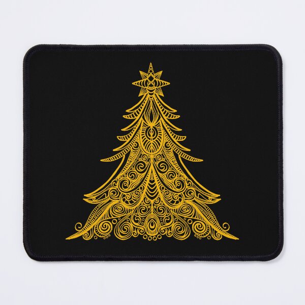 Item preview, Gold Minimalist Merry-thon Marvel Christmas Tree designed and sold by Ash Dowdy.