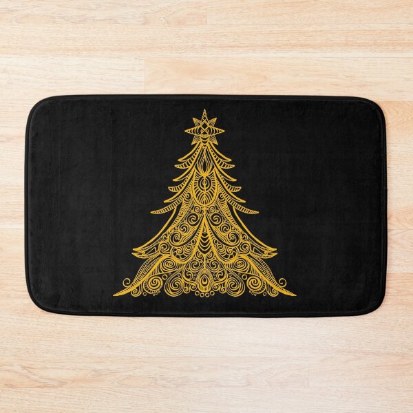 Item preview, Gold Minimalist Merry-thon Marvel Christmas Tree designed and sold by Ash Dowdy.