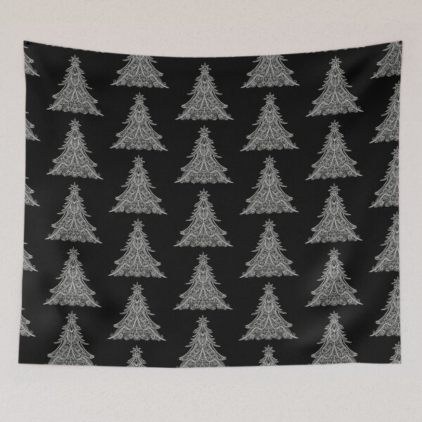 Item preview, Silver Minimalist Merry-thon Marvel Christmas Tree designed and sold by Ash Dowdy.