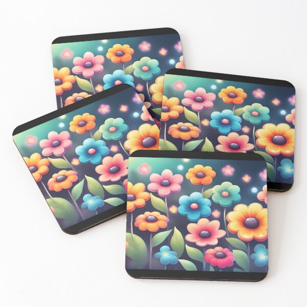 Artikelvorschau, Buntes, niedliches Blumengarten-Design entworfen und verkauft von Giggle Crafts Co.