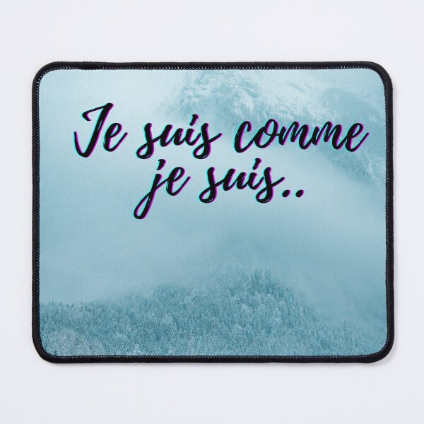 Item preview, I am what I am - popular french quotes theme gifts  designed and sold by RebelliousRosee.