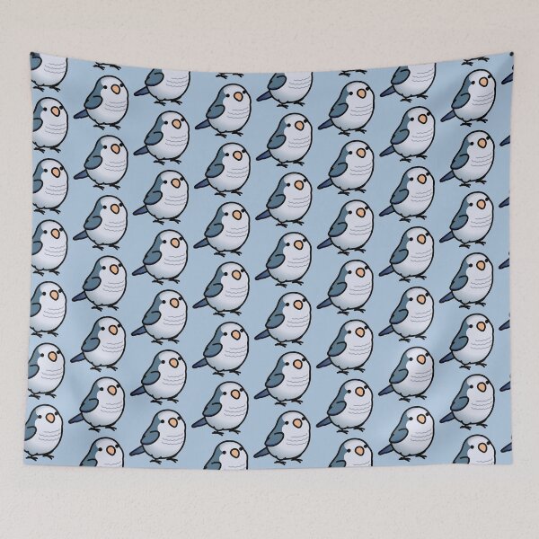 Item preview, Chubby Blue Opaline Quaker Parrot designed and sold by birdhism.