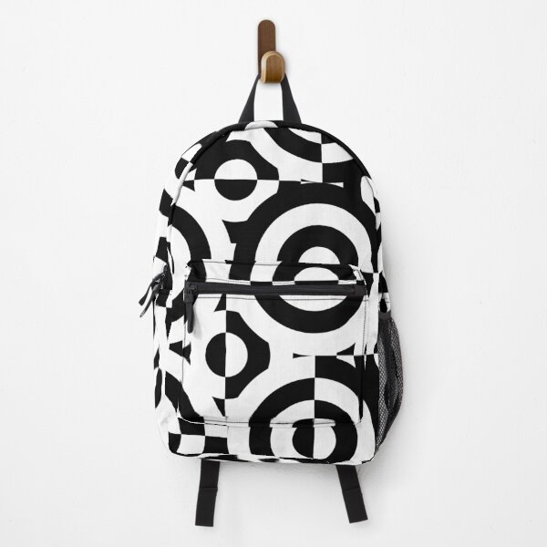 Item preview, Square the Circle Black and White Bauhaus designed and sold by Shapes-Mania.