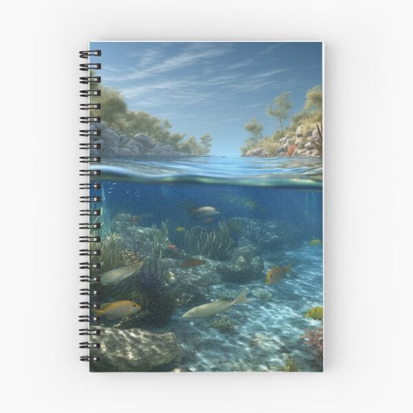 Item preview, Oil Painting Over Under Water Level Art Waterlines Artwork World Lakes A459-4 designed and sold by MPCFICTION.