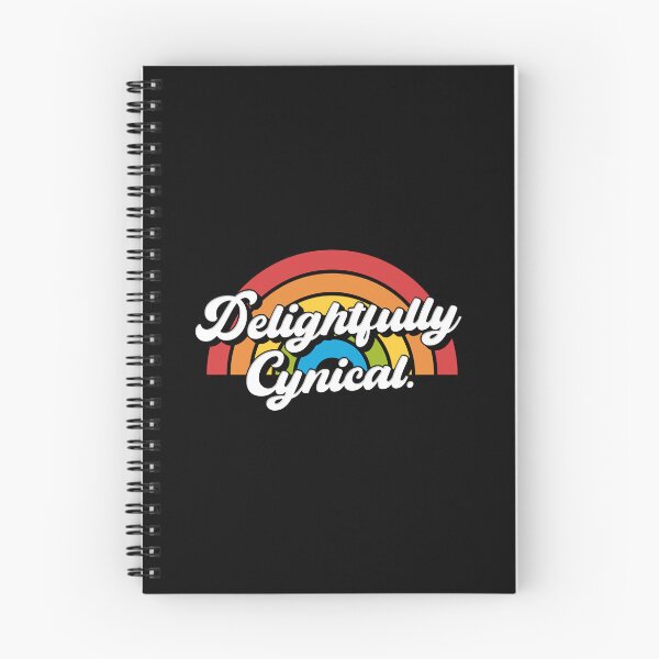 Item preview, Delightfully Cynical Funny Ironic Rainbow Cynic Saying designed and sold by Delightfully Cynical.