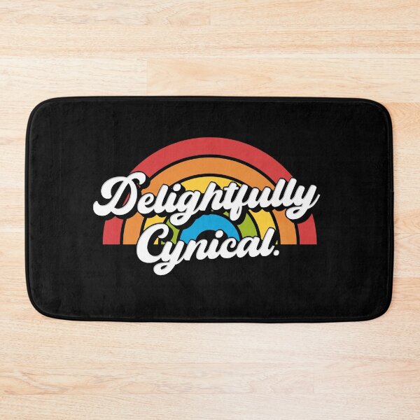 Item preview, Delightfully Cynical Funny Ironic Rainbow Cynic Saying designed and sold by Delightfully Cynical.