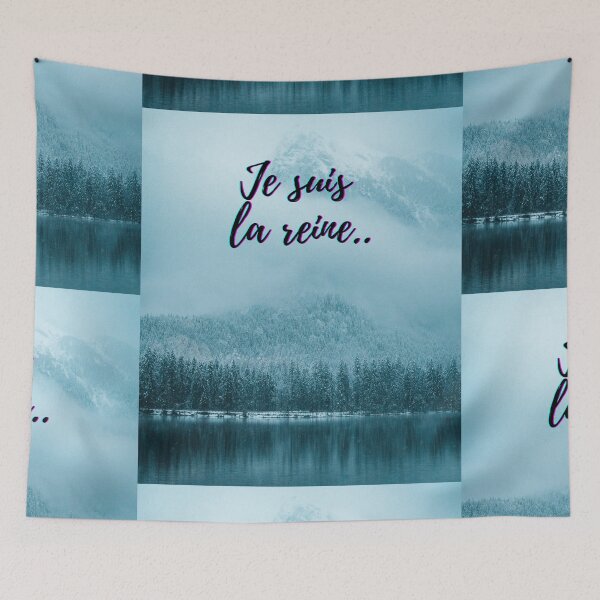 Item preview, I am the queen - popular French quotes theme gifts  designed and sold by RebelliousRosee.