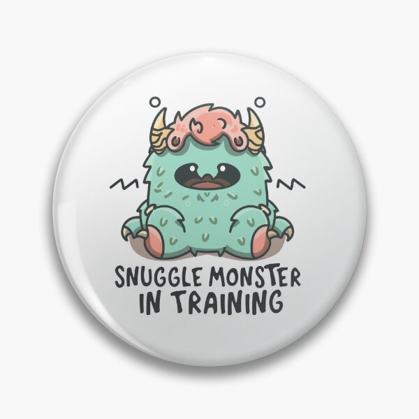 Item preview, Snuggle Monster in Training 3 designed and sold by HahaHandlesHub.