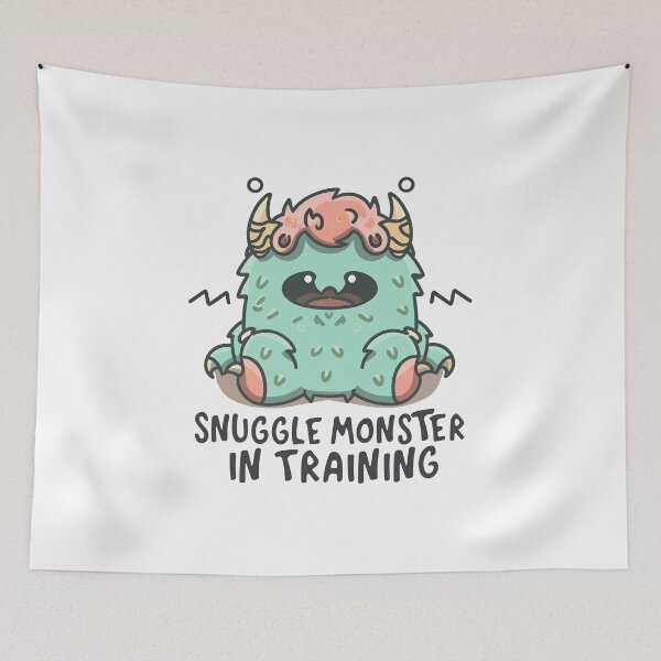 Item preview, Snuggle Monster in Training 3 designed and sold by HahaHandlesHub.