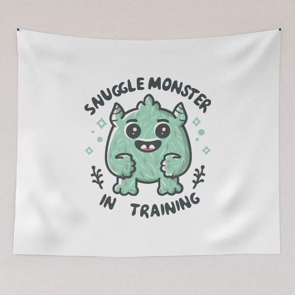 Item preview, Snuggle Monster in Training 4 designed and sold by HahaHandlesHub.