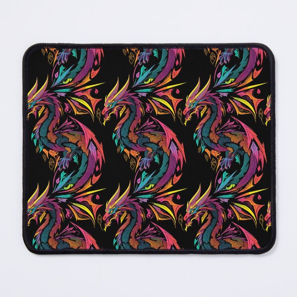 Item preview, Colorful Dragon - Seamless Pattern designed and sold by MtWoodsonSales.