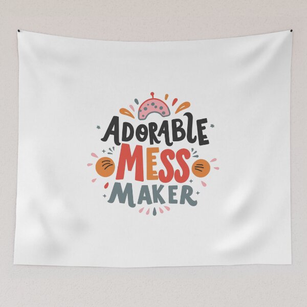 Item preview, Charming Adorable Mess Maker Collection: Stylish Parenting Essentials designed and sold by HahaHandlesHub.