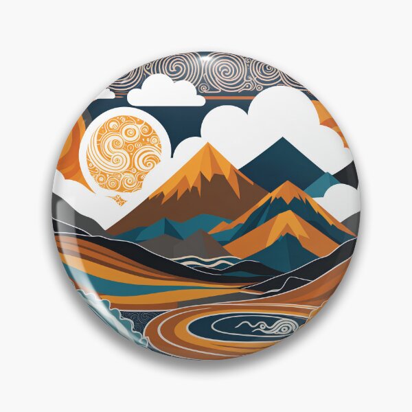 Item preview, Sun, Moon, Mountain, Sea, Wind and Life in Universe, illustration designed and sold by boyangyang.