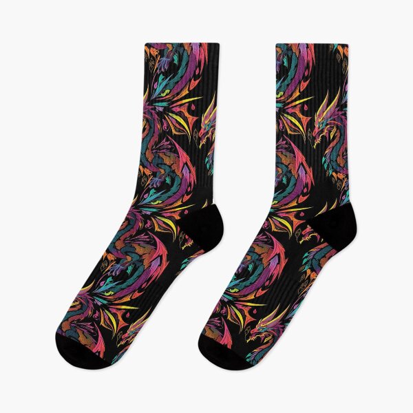 Item preview, Colorful Dragon - Seamless Pattern designed and sold by MtWoodsonSales.
