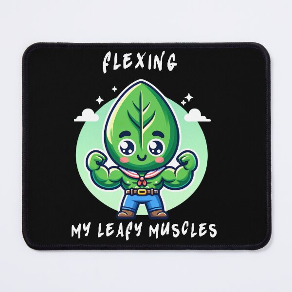 Item preview, Spinach Muscle Kawaii Guy designed and sold by designedfeeling.