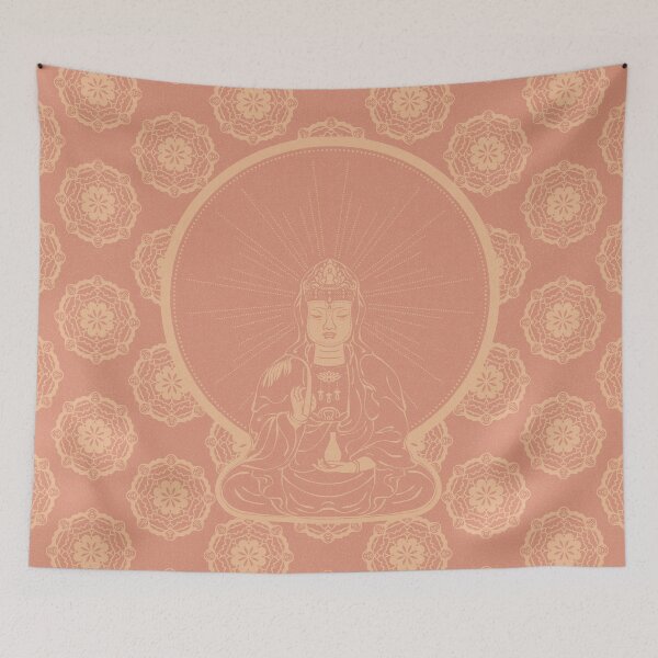 Item preview, Kuan Yin Sattva - Coral + Melon designed and sold by Irene Estelle.