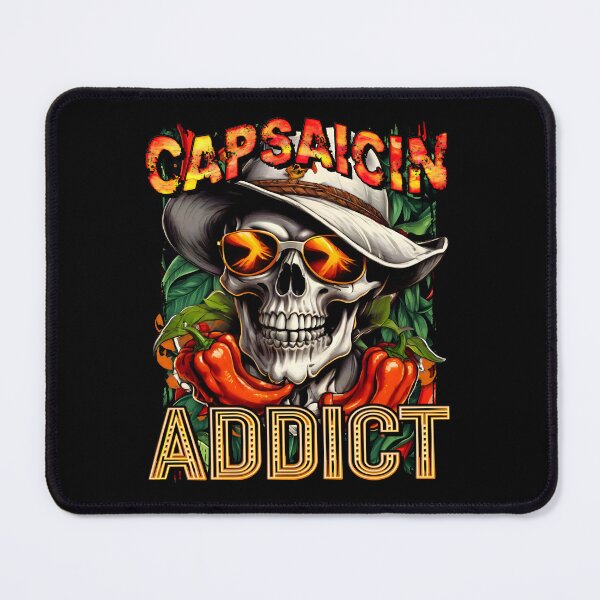 Item preview, Capsaisin Addict Sunglasses Can't Hide the Fire: Skull Cowboy Craves the Burn designed and sold by SuriyaArts.