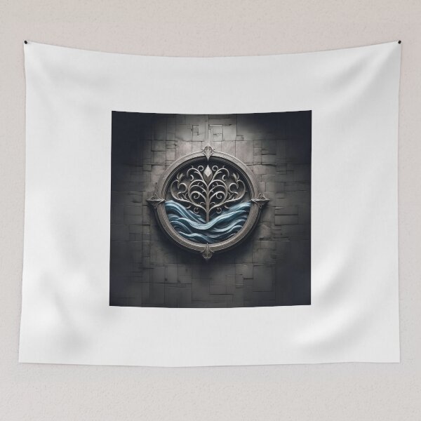 Item preview, Fantasy Viking elemental symbol water (silvergoldvisionary) designed and sold by SGVisionary.