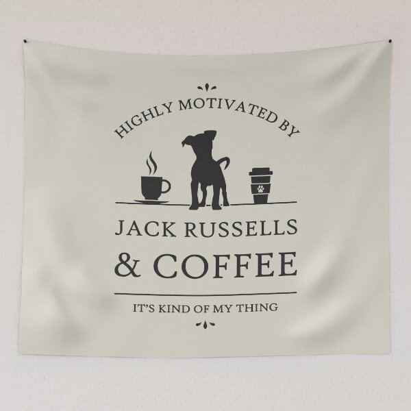 Item preview, Highly Motivated by Jack Russells and Coffee designed and sold by RycoTokyo81.