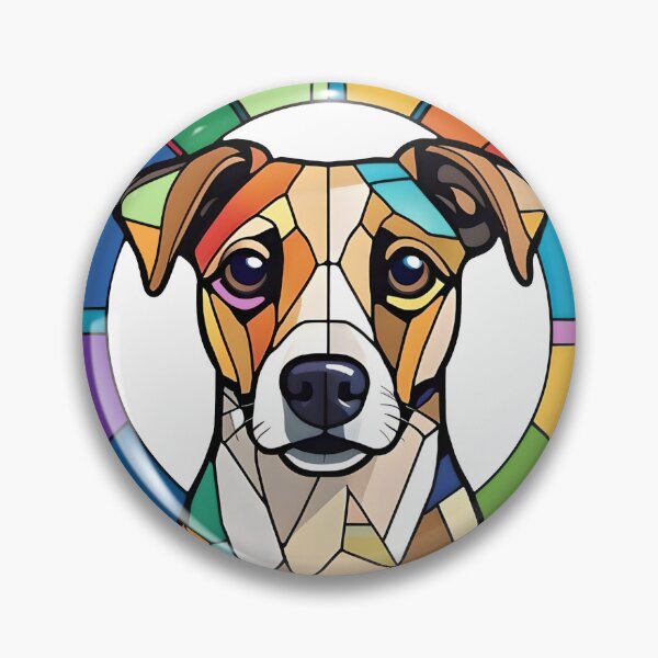 Item preview, Jack Russel Terrier - Stained Glass designed and sold by IzzettDigital.