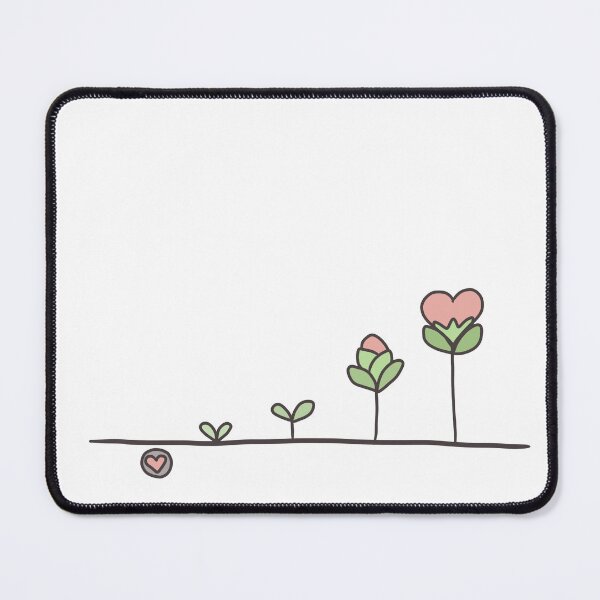 Item preview, A minimalist drawing of the growth of a love tree. designed and sold by MaiKaze.