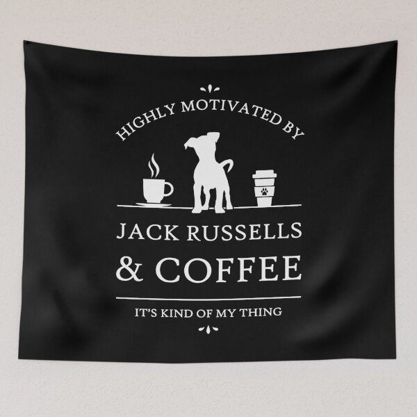 Item preview, Highly Motivated by Jack Russells and Coffee designed and sold by RycoTokyo81.