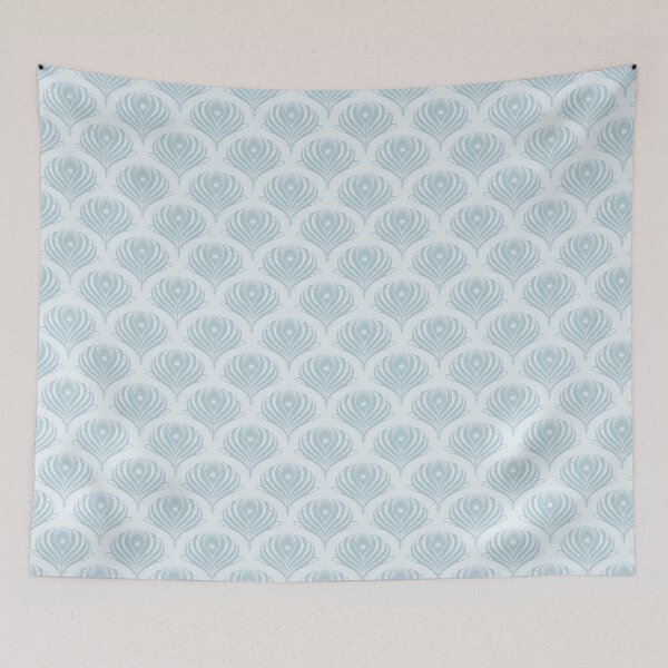 Item preview, Feather Fancy 1- Pastel Blue designed and sold by Carina Parry Studios.